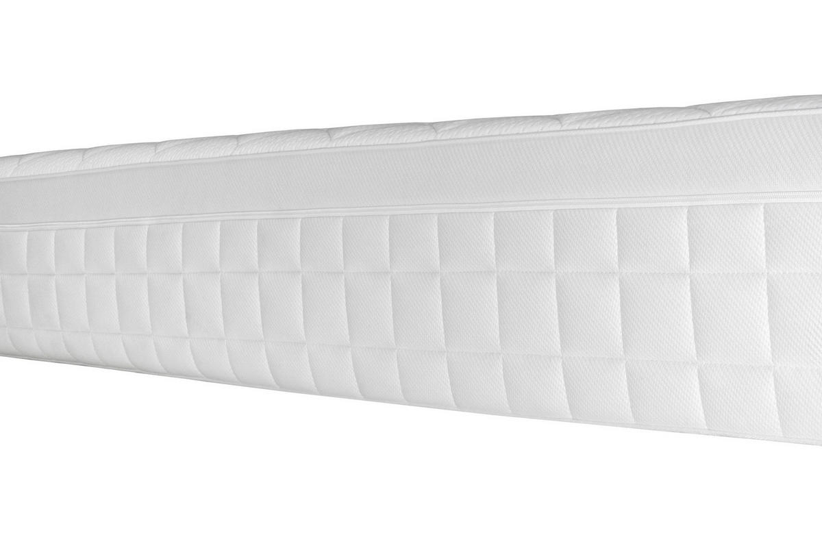 BOXSPRINGMATRATZE PURE H3, 200/200 cm,  - Weiss, Basics, Textil (200/200cm) - Livetastic
