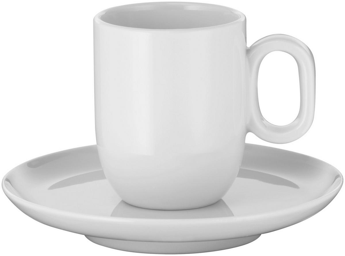 TASSENSET BARISTA 2-teilig  - Weiss, Design, Keramik - WMF