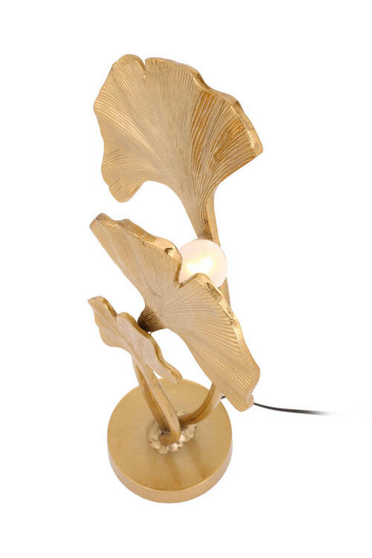 STOLNÍ LAMPA, E27, 16/28/52 cm - barvy zlata, Trend, kov/plast (16/28/52cm) - P & B