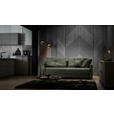 SCHLAFSOFA  in Flachgewebe Dunkelgrün  - Dunkelgrün/Schwarz, KONVENTIONELL, Textil/Metall (232/77/116cm) - Dieter Knoll