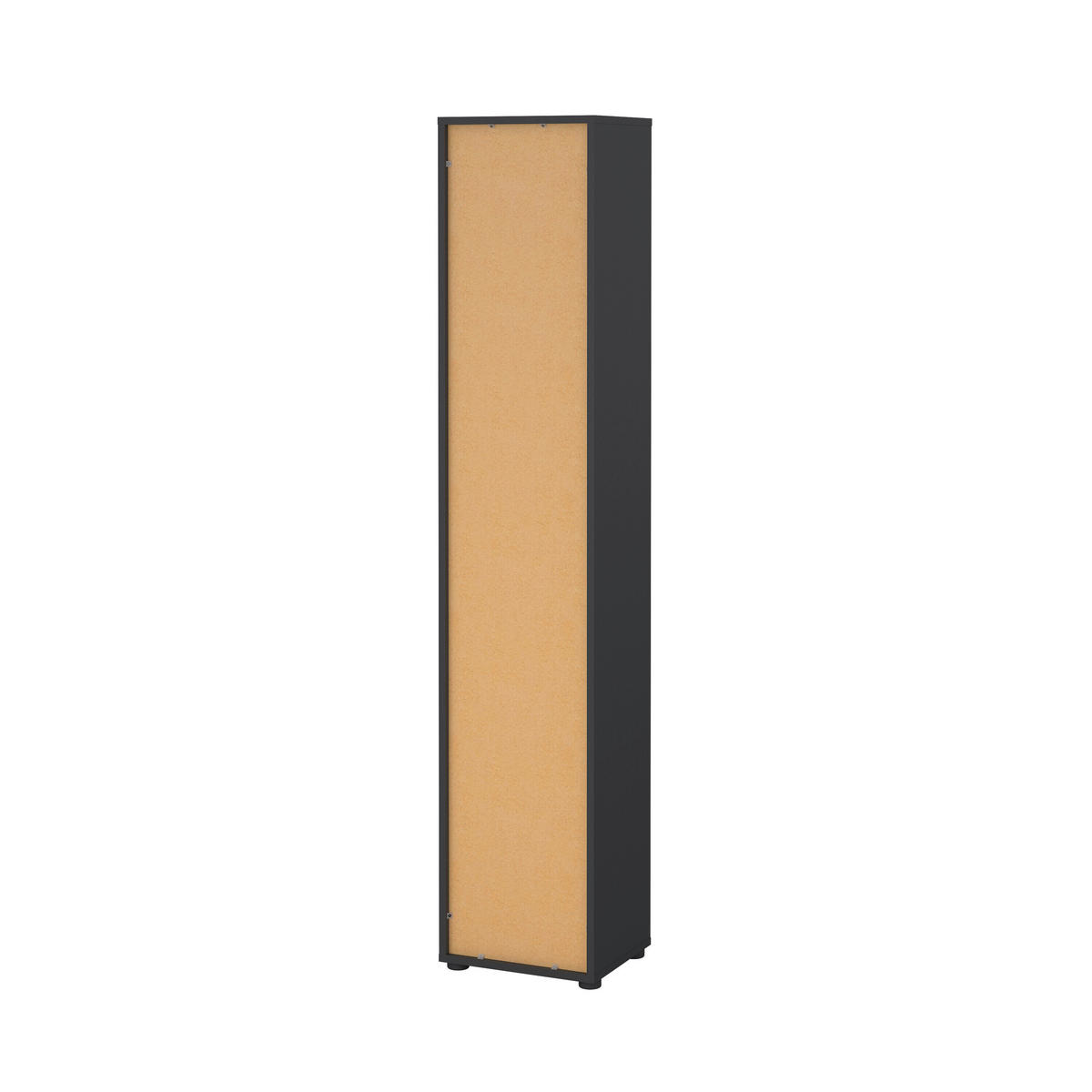 REGAL 40,8/204,7/34,3 cm siva, barve hrasta  - siva/barve hrasta, Moderno, leseni material (40,8/204,7/34,3cm) - MID.YOU
