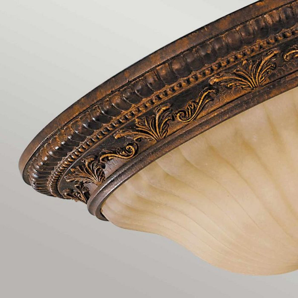 STROPNA SVETILKA Sonomavalley 33/19.1 cm   - rdečerjava, Konvencionalno, kovina/steklo (33/19.1cm) - Elstead Lighting