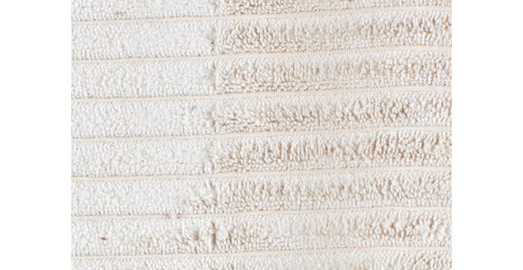 LIEGE  in Cord Creme  - Creme/Schwarz, Basics, Kunststoff/Textil (205/90/95cm) - Xora
