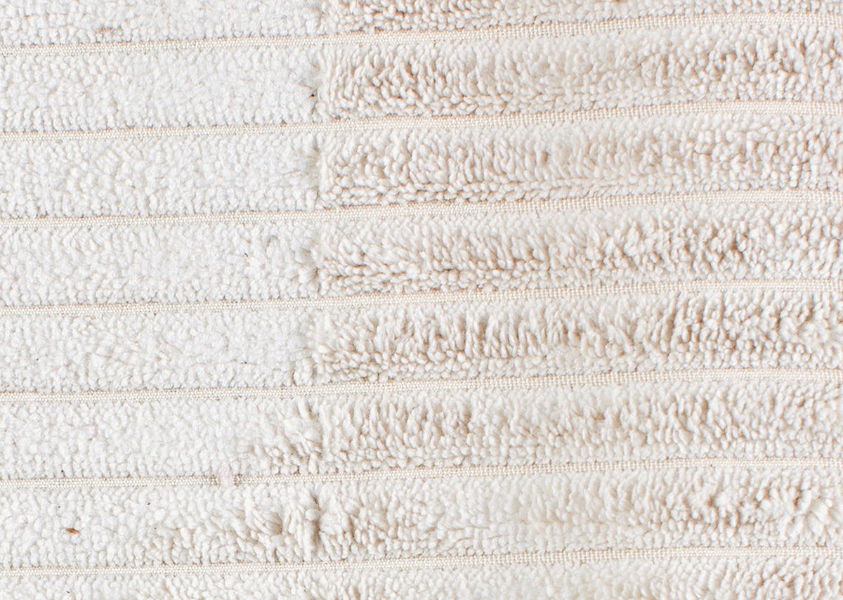 LIEGE Cord Creme  - Creme/Schwarz, Basics, Kunststoff/Textil (205/90/95cm) - Xora