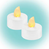 LED-ES TEAMÉCSES - fehér, Basics, műanyag/fém (3,8cm)