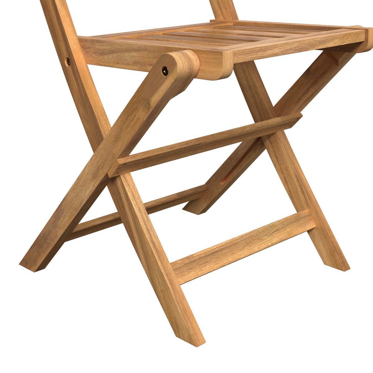 BALKONSET   - Akaziefarben, MODERN, Holz (57/57/74cm) - Ambia Garden