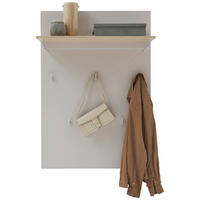 GARDEROBENPANEEL  in 80/115/28 cm  - Kaschmir/Eichefarben, Design, Holzwerkstoff (80/115/28cm) - Voleo