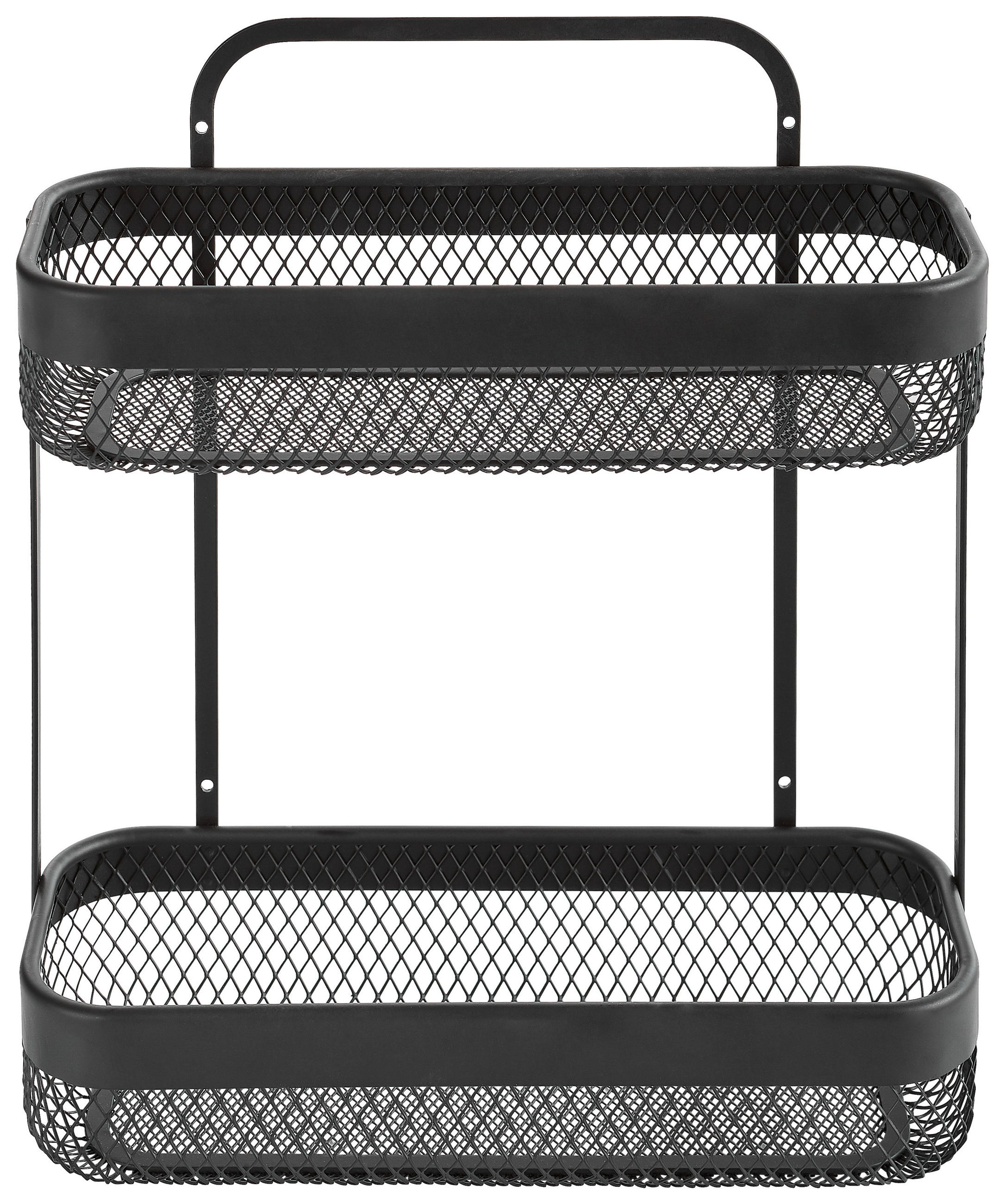 GEWÜRZREGAL - Schwarz, Basics, Metall (31/34,7/12cm) - Homeware Profession.