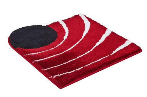 BIDET-VORLEGER Rot 60/60 cm  - Rot, Basics, Kunststoff/Textil (60/60cm) - Grund