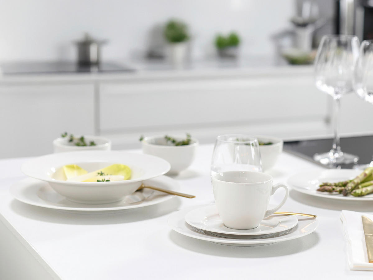 KOMBISERVICE Creme Venice Ceme 30-teilig 6 Personen  - Creme, Basics, Keramik - Creatable