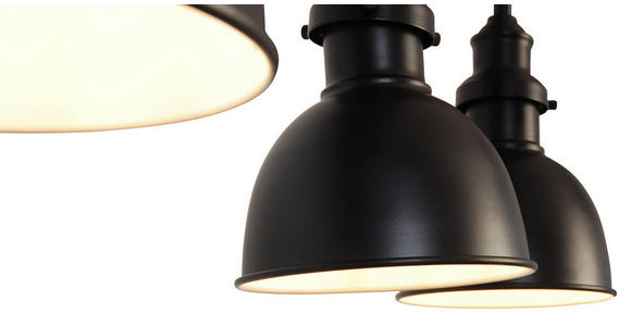 HÄNGELEUCHTE 84/15,5/150 cm - Schwarz, Trend, Metall (84/15,5/150cm) - Novel