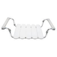 FÜRDŐKÁD BETÉT fém, műanyag  - fehér, Basics, műanyag/fém (50-63,5/18/29,5cm) - Sadena