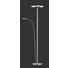 STEHLEUCHTE - Nickelfarben, KONVENTIONELL, Metall (40/180cm)