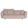 BIG SOFFA i plysch beige  - beige/svart, Klassisk, textil/plast (240/78/107cm) - MID.YOU