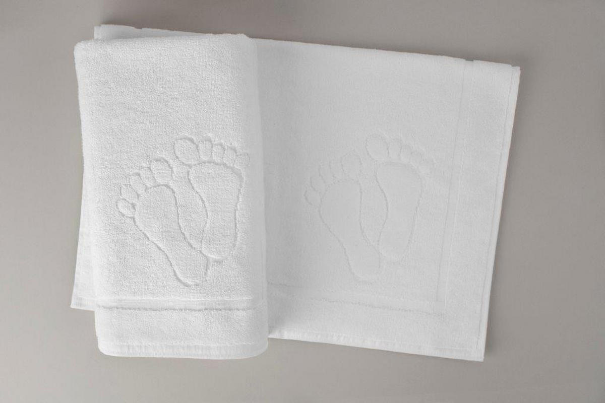KUPATILSKA PROSTIRKA Bathmat  bela 50/70 cm  - bela, Osnovno, tekstil (50/70cm) - Boxxx