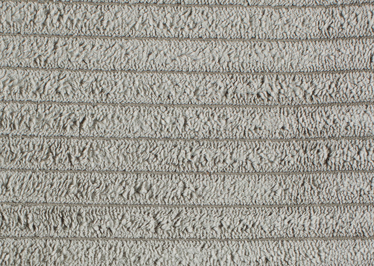 ECKSOFA in Cord Hellgrün  - Schwarz/Hellgrün, Design, Textil/Metall (178/302cm) - Beldomo Style