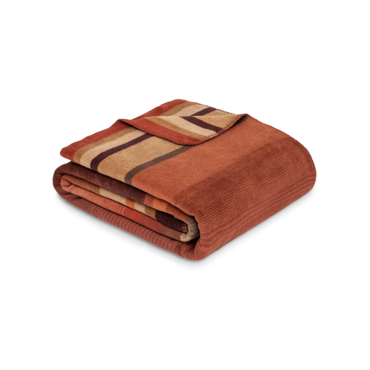 DEKA, bavlna, 150/200 cm - terracotta/hnědá, Basics, textil (150/200cm) - Novel