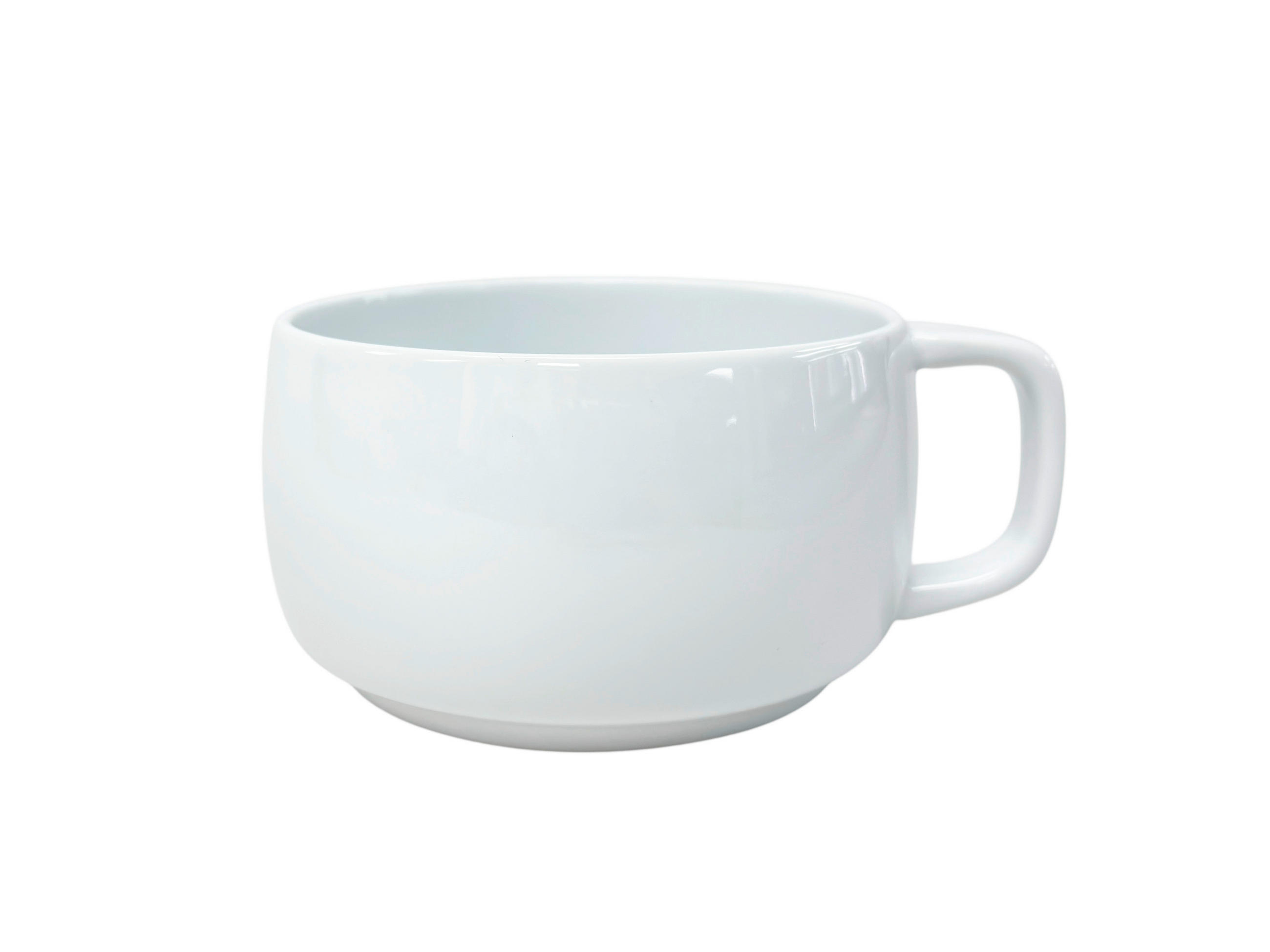 CAPPUCCINOTASSE - Weiß, Trend, Keramik (11,9/7,1cm) - Novel