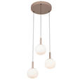 LED-HÄNGELEUCHTE 43/150 cm  - Weiß, Design, Glas/Metall (43/150cm) - Novel