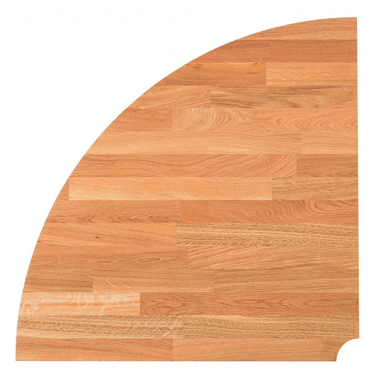 ECKSCHREIBTISCH 75/75/76 cm  in Wildeiche  - Wildeiche, Natur, Holz (75/75/76cm) - home24