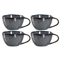 TASSENSET 4-teilig  - Anthrazit, LIFESTYLE, Keramik (290ml) - Leonardo