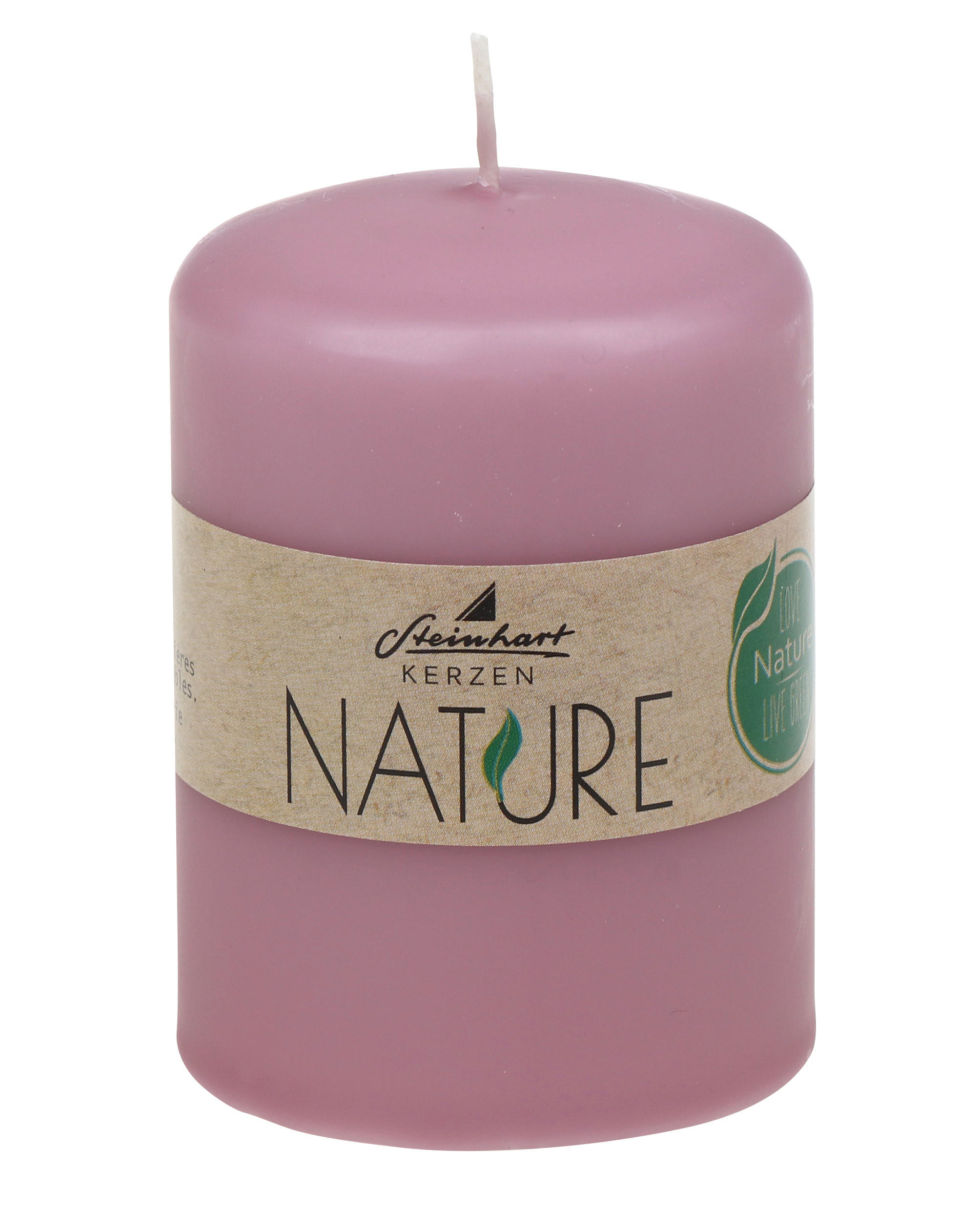 STUMPENKERZE  - Honig, Basics, Naturmaterialien (5,7/8,0cm) - Steinhart