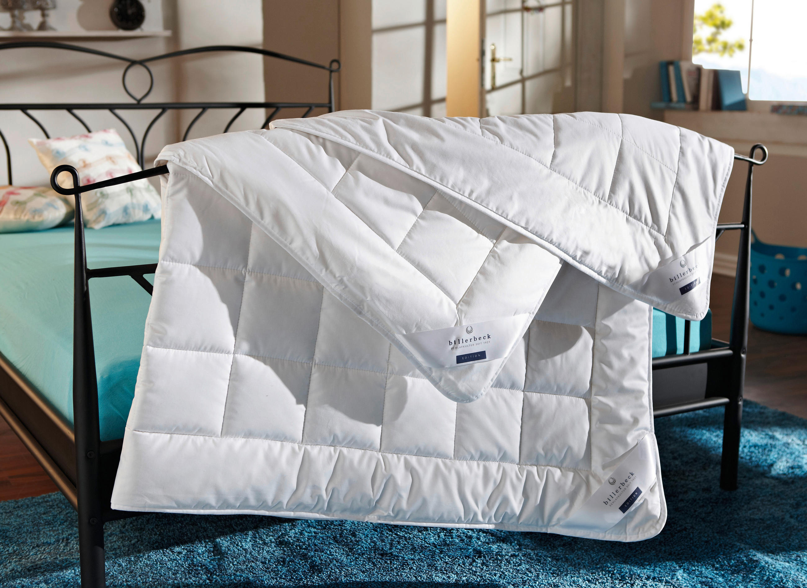 EGÉSZ ÉVES PAPLAN 135/200 cm  - fehér, Basics, textil (135/200cm) - Billerbeck