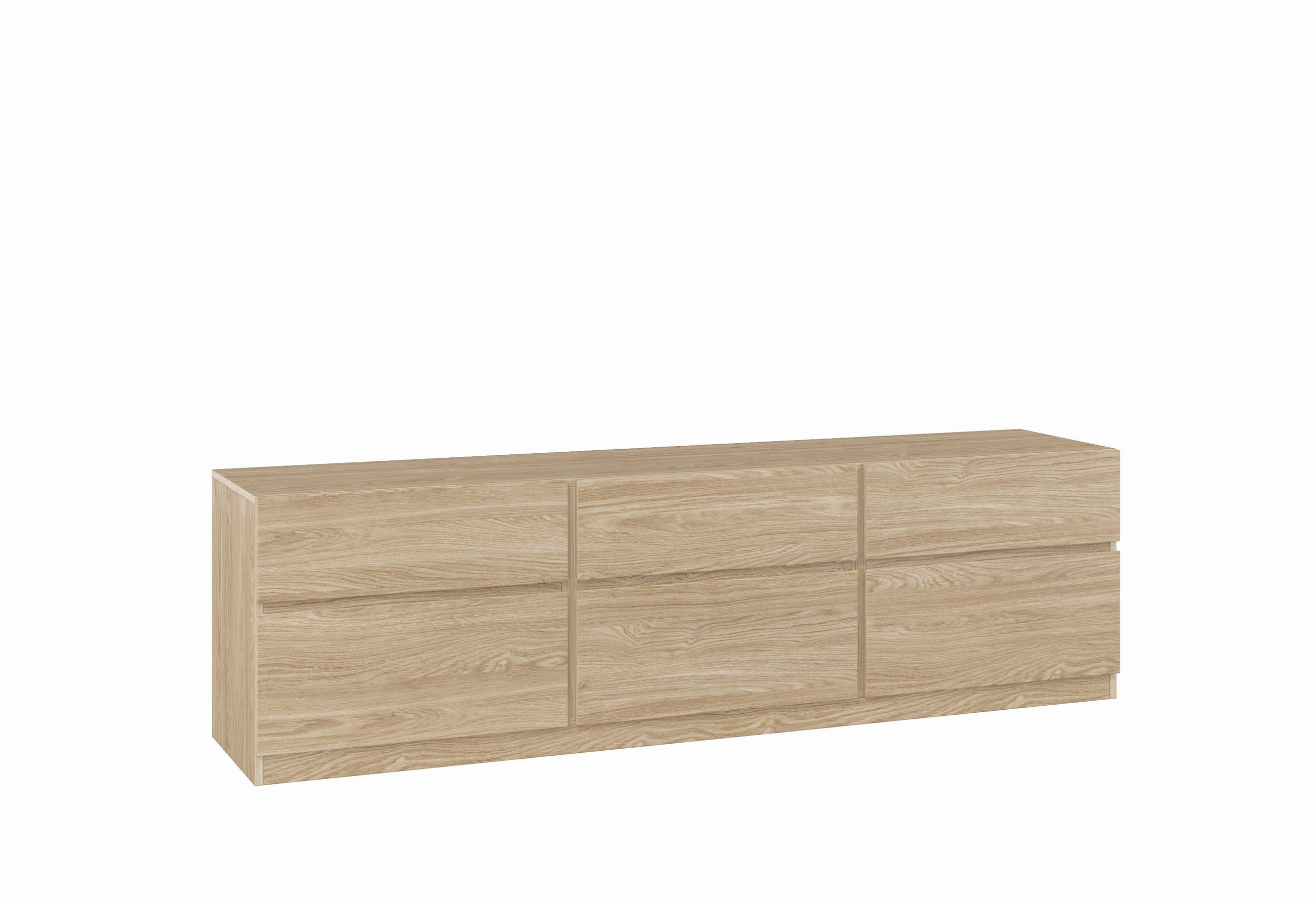 Mid.you Lowboard Eiche 179.9x52.3x40 cm