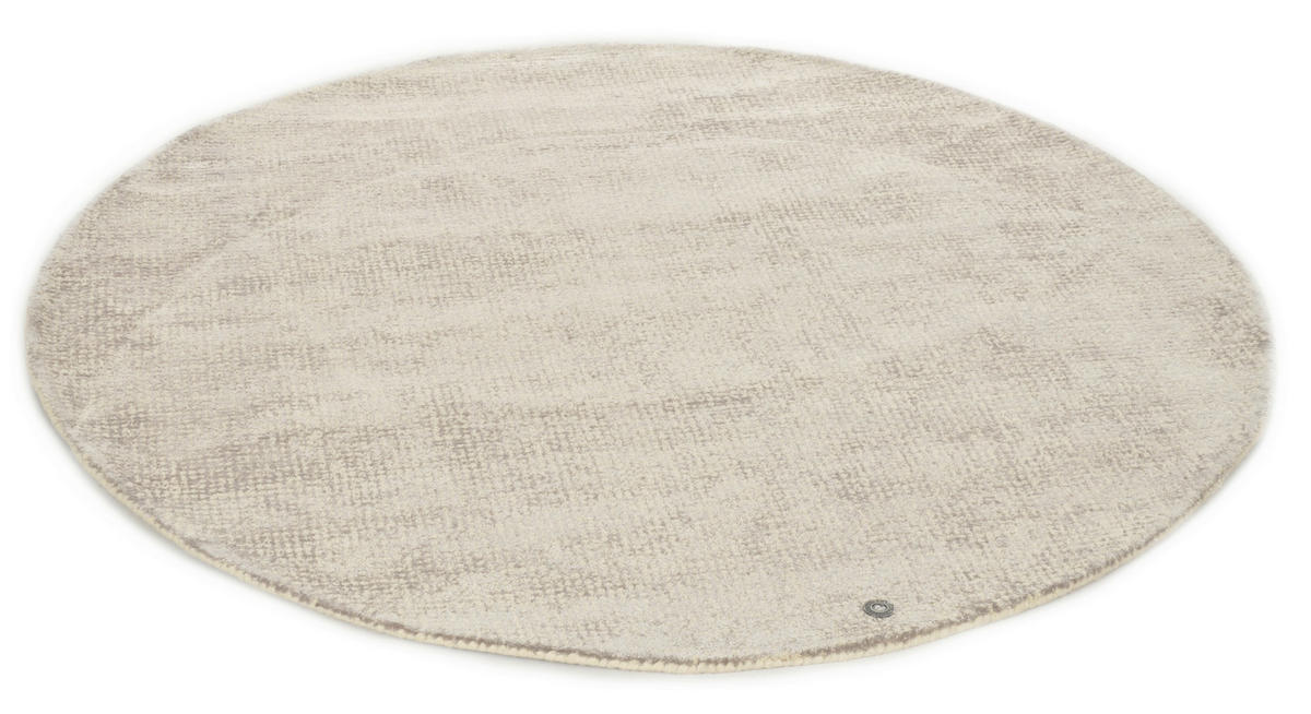 HANDWEBTEPPICH 140 cm Beige rund  - Beige, Basics, Textil (140cm) - Tom Tailor