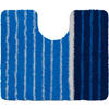 WC-VORLEGER Blau 50/60 cm  - Blau, Basics, Kunststoff/Textil (50/60cm) - Grund