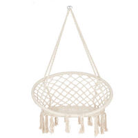 HÄNGESESSEL  - Creme, LIFESTYLE, Textil/Metall (120/80/80cm) - Ambia Home