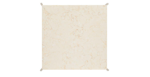 BEISTELLTISCH 40/40/40 cm Creme quadratisch  - Creme, Trend, Stein/Metall (40/40/40cm) - Landscape