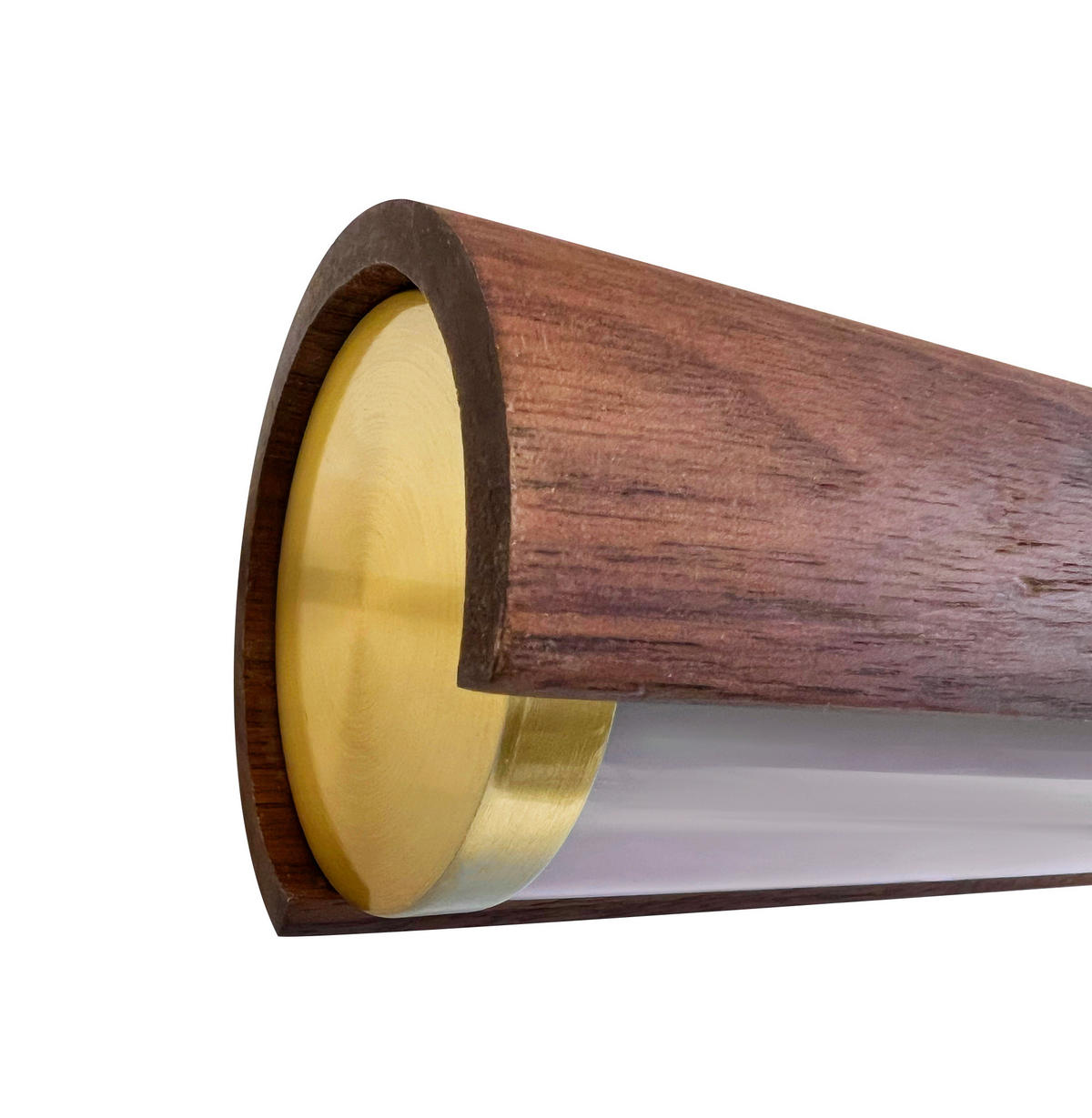 HÄNGELEUCHTE Akeno 115/6/6 cm  - Braun, Design, Holz (115/6/6cm) - Nordlux