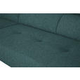 ECKSOFA in Chenille Blau  205/280 cm  - Blau/Schwarz, Design, Textil/Metall (205/280cm) - Xora