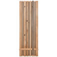 GARDEROBENPANEEL  in 56,2/168,5/18,4 cm  - Eichefarben/Schwarz, Design, Holz/Holzwerkstoff (56,2/168,5/18,4cm) - Linea Natura