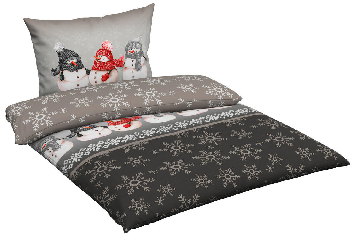 FLANELOVÉ OBLIEČKY ESPOSA, flanel, antracitová, 140/200 cm - antracitová, Konventionell, textil (140/200cm) - Esposa