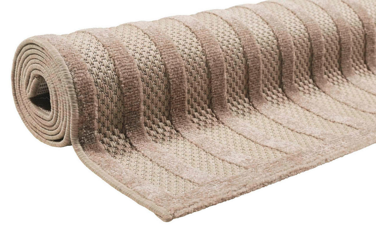 OUTDOORTEPPICH 160/225 cm Carolina Beige, Hellbraun  - Hellbraun/Beige, Design, Textil (160/225cm) - Esprit
