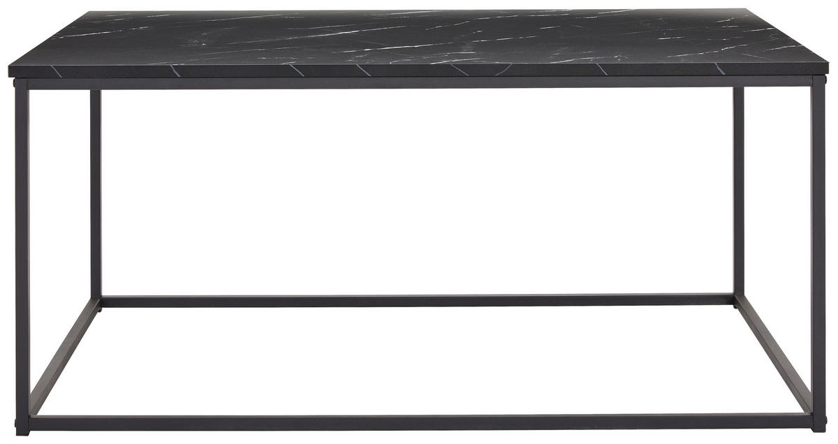 COUCHTISCH rechteckig Schwarz  - Schwarz, Design, Holzwerkstoff/Metall (100/45/60cm) - MID.YOU