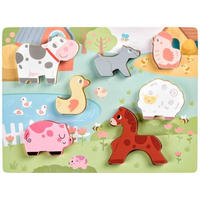 SLAGALICA  Bauernhof  - višebojno, Basics, drvni materijal (22,5/30cm) - My Baby Lou