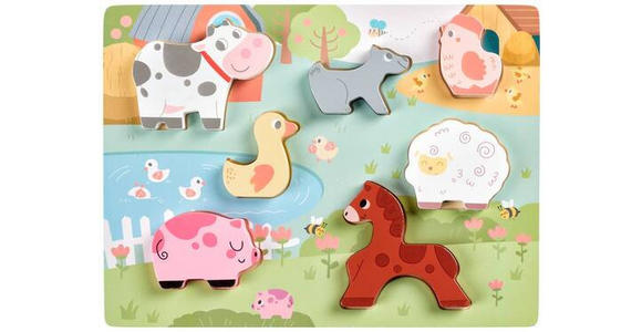 PUZZLE - Multicolor/Beigebraun, Basics, Holzwerkstoff (22,5/30cm) - My Baby Lou