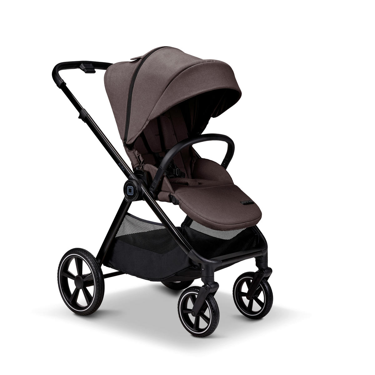 KOMBIKINDERWAGEN  Aura  Tonka Melange  - Braun, Basics, Textil (86/61cm) - Moon