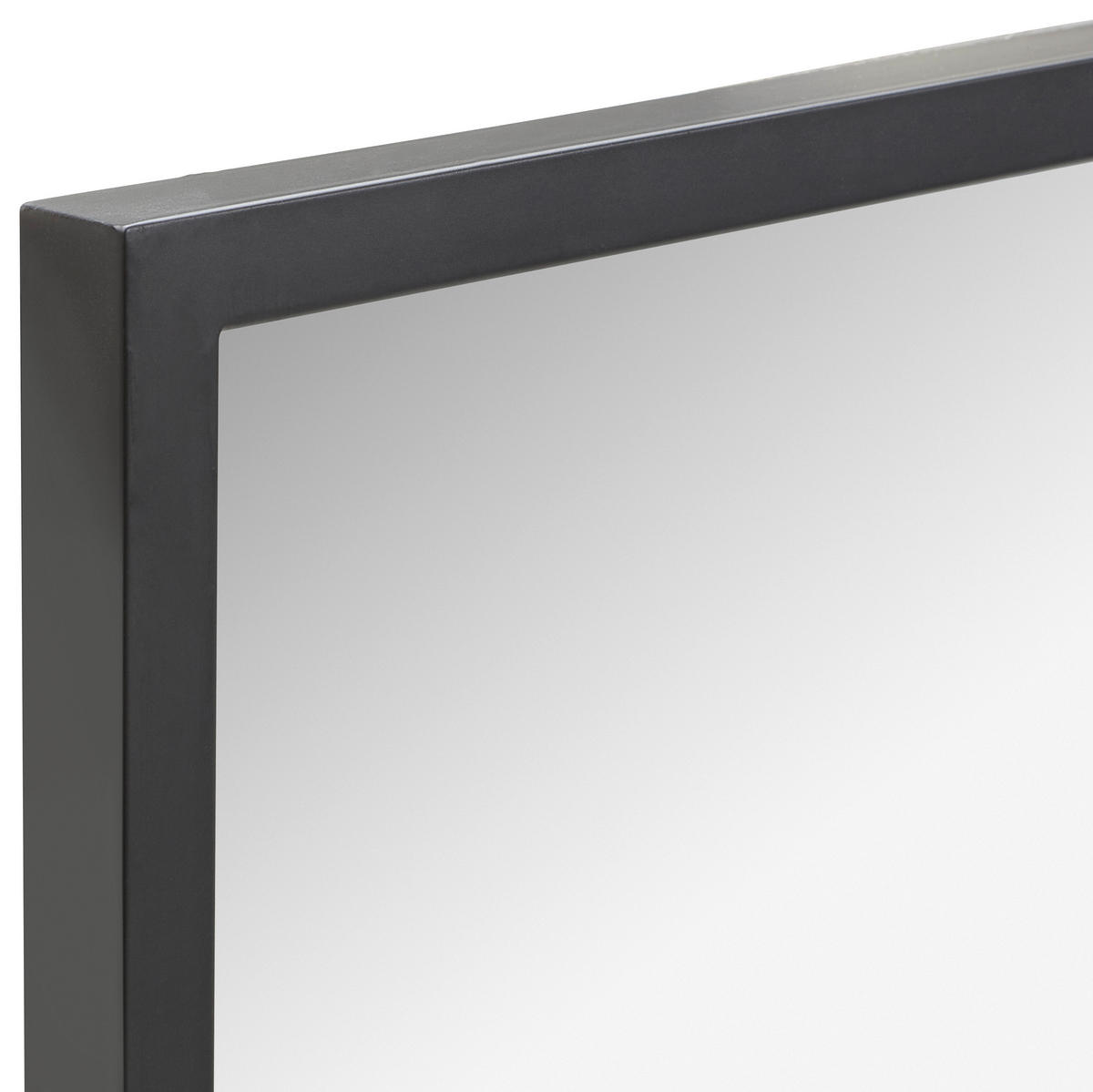 OGLINDĂ DE PERETE 70/90/2,5 cm    - negru, Design, sticlă/metal (70/90/2,5cm) - MID.YOU
