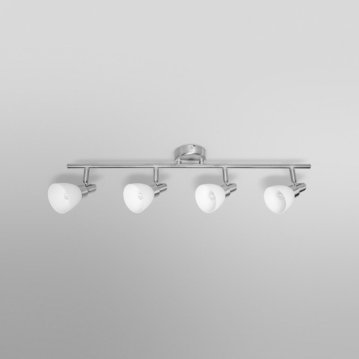 DECKENSTRAHLER 64,6/9/16,5 cm   - Silberfarben, Basics, Metall (64,6/9/16,5cm) - Ledvance