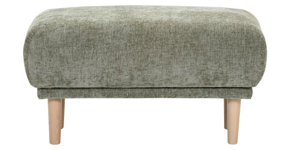 HOCKER Flachgewebe Olivgrün  - Olivgrün, KONVENTIONELL, Holz/Textil (88/49/62cm) - Carryhome