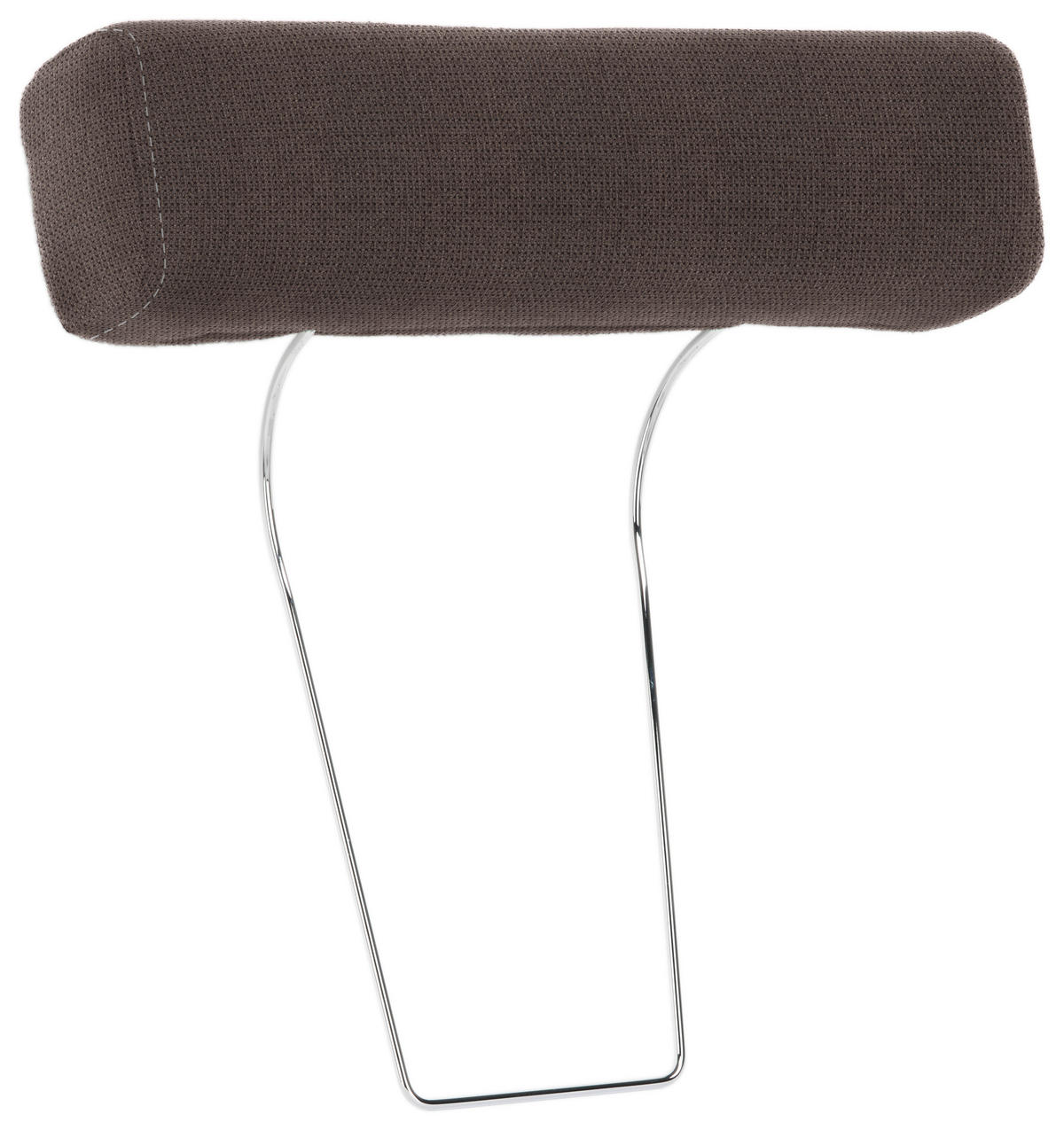 KOPFSTÜTZE in Webstoff  - Dunkelbraun, Design, Textil (52/14/12cm) - Carryhome