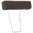 KOPFSTÜTZE in Webstoff - Dunkelbraun, Design, Textil (52/14/12cm) - Carryhome