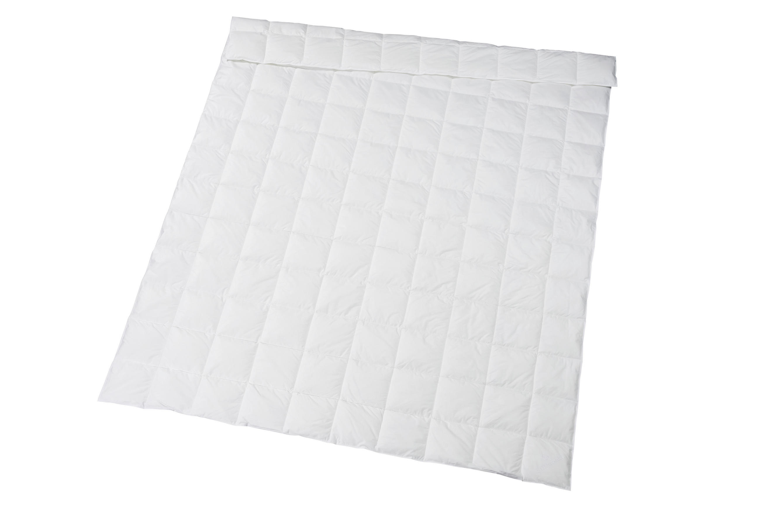 DAUNENDUVET 160/210 cm Organic Goose Superlight  - Weiss, Basics, Textil (160/210cm) - Billerbeck