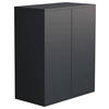 BYRÅ 60/73/32 cm  - antracit, Modern, trämaterial/plast (60/73/32cm) - MID.YOU