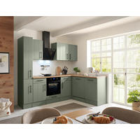 HÖRNKÖK 250/172 cm  i vildek, vassgrön  - vassgrön/vildek, Trend, metall/trämaterial (250/172cm) - Respekta