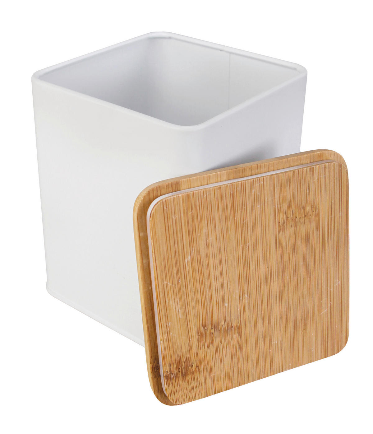 AUFBEWAHRUNGSBOX - Weiß, Basics, Metall (11/14cm) - Kleine Wolke